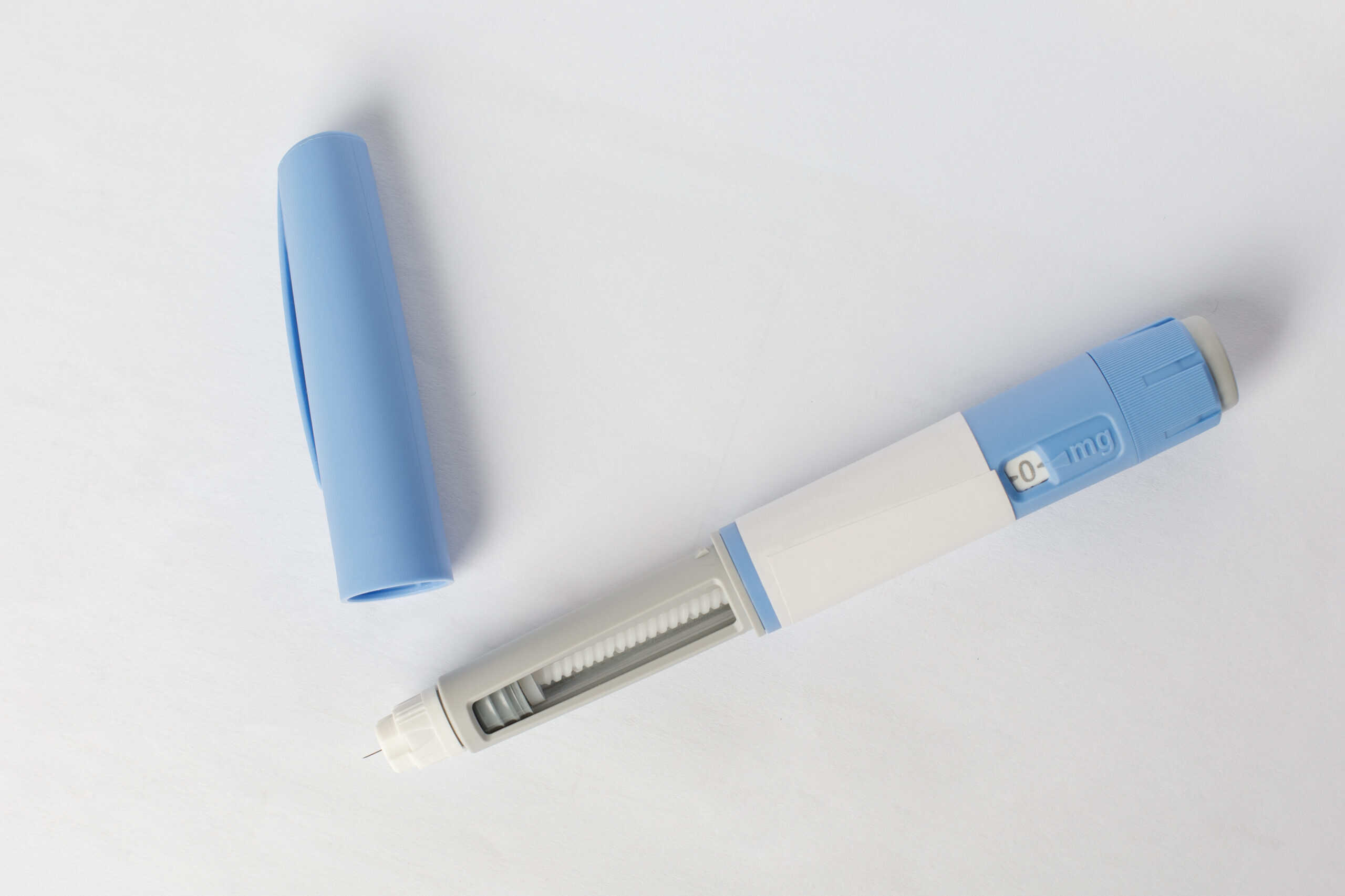 A self-administered injection pen of the kind used in medical weight management