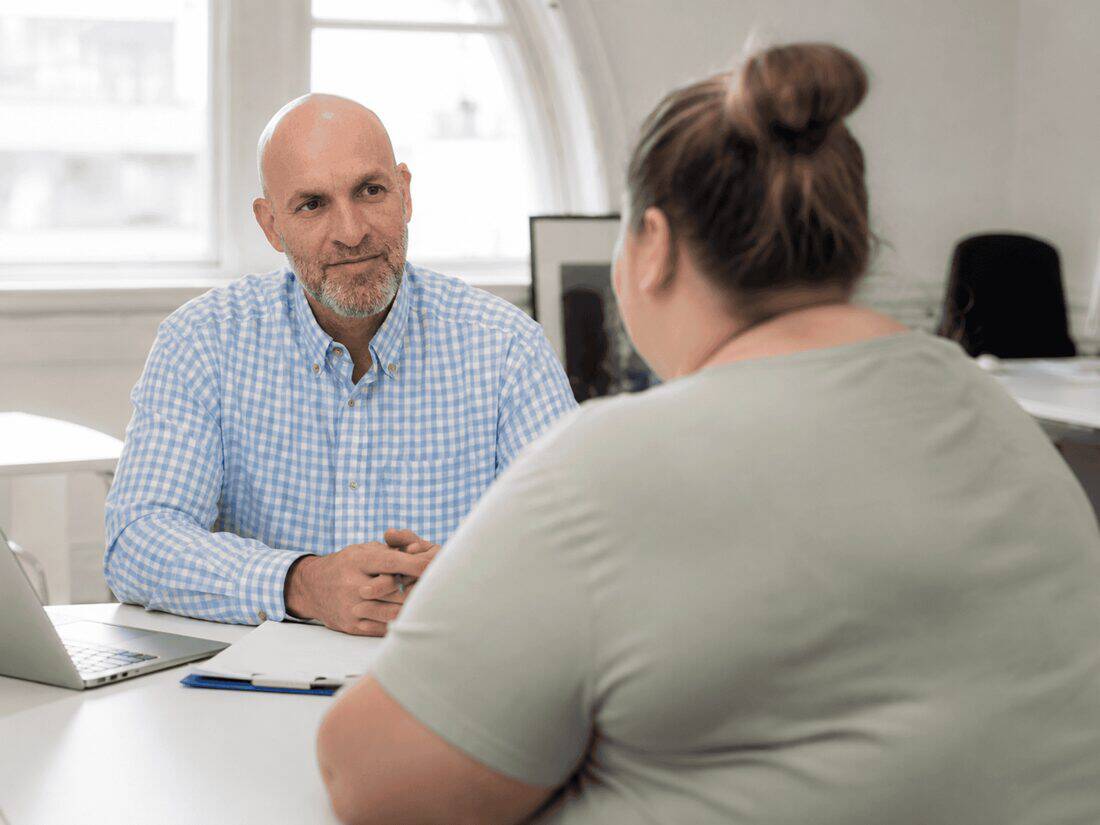 A consultation in progress at The Weight Loss Medics